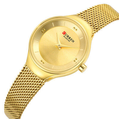 

RM Womens Small Dial Net with Watch Ultra-thin Simple Watch Two-Piece Watch