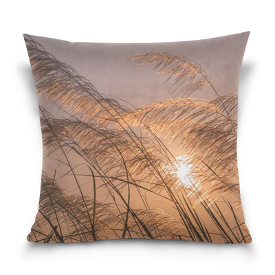 

ALAZA Throw Pillow Case Decorative Pillow Covers 16 X 16 inch Sunset Pattern Pillowcase