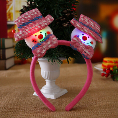 

〖Follure〗Hot Christmas Headband Santa Xmas Party Decor Double Hair Band Clasp Head Hoop