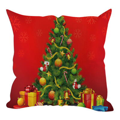 

Siaonvr Christmas Pillow Cover Pillowcases Decorative Sofa Cushion Cover Home Decoration