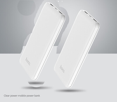 

HOCO 10000mAh Dual USB Power Bank External Power Batteries Portable Phone Charger With LED Light for iPhone X Samsung 9 xiaomi