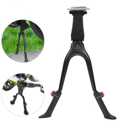 

Greensen Lightweight Metal Adjustable Bike Side Stand Dual Leg Kickstand Accessory for 26in Bicycle