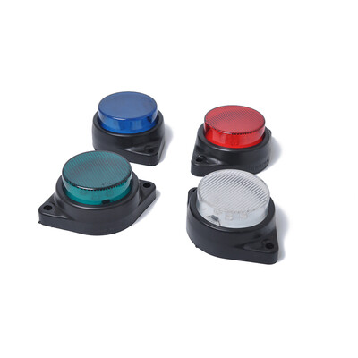 

4PCS 12-24V RedBlueWhiteGreen Circle 6 LEDs Indicators Clearance Light Car Warning Light