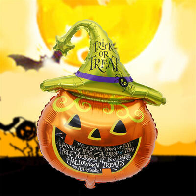 

Pumpkin Hat Foil Balloon Interesting Home Bar Restaurant Decor for FestivalBalloonPumpkin Balloon