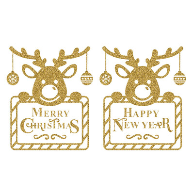 

Siaonvr Christmas Wall Stickers Home Decor Stickers Cute Christmas Window Stickers