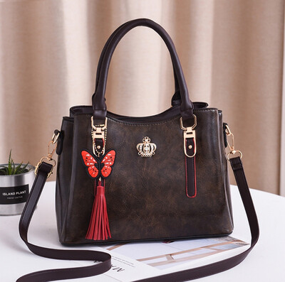 

2019 spring new European&American big bag shoulder bag fashion handbag diagonal bag fashion handbag