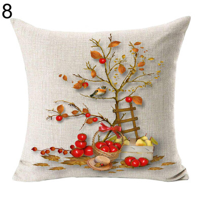

Pumpkin Fall Harvest Linen Pillow Case Cushion Cover Sofa Bed Car Office Decor