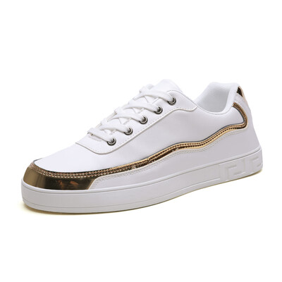 

Tennis Masculino Vulcanized Shoes for Men Fashion PU Comfortable Sneakers Flats Breathable Footwears Hard-wearing Male Sneakers