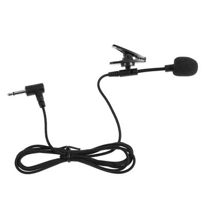 

Mini Wired 35mm Jack Collar Lapel Clip-on Teaching Speech Guide Microphone
