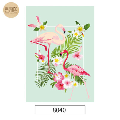 Flamingo curtain