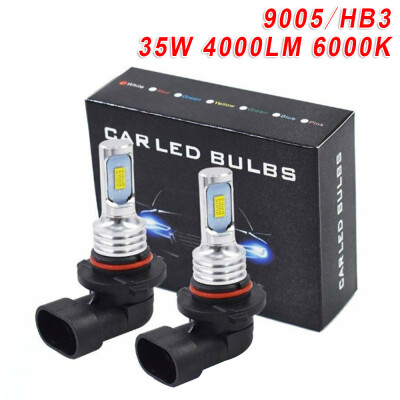 

Car LED Headlight Bulbs High Beam 35W 4000LM 6000K White 9005 HB3 Driving Lamps