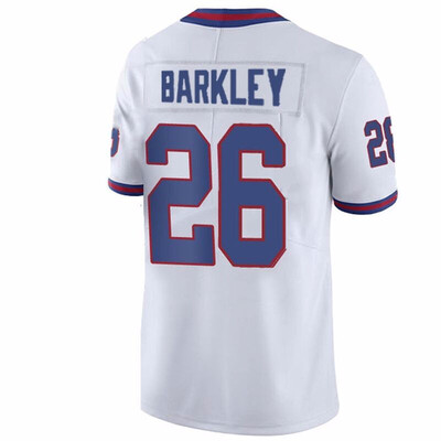 

New York Giants 26 Saquon Barkley Jersey Buffalo Bills 17 Josh Allen 14 Sam Darnold Jets 6 Baker Mayfield Browns Football Jerseys
