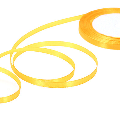 

25 YardsRoll 6mm Width Silk Satin Ribbon DIY Handmade Materials for Home Wedding Party Decorations Invitation Card Gift Wrapping