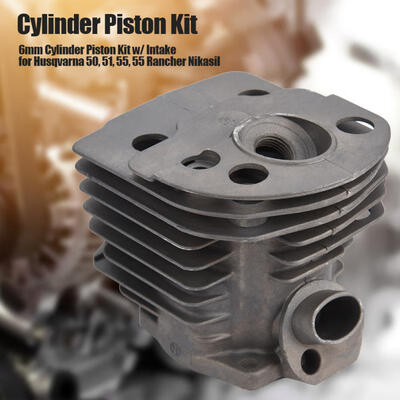 

Greensen 46mm Cylinder Piston w Gasket Kit for Husqvarna 505155 Rancher Nikasil Engine