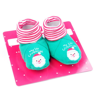 

New Fashion Baby Toddler Antislip Boots Shoes Socks Slippers Long Socks Baby Shoes Infant Boys Girls Christmas Footgear