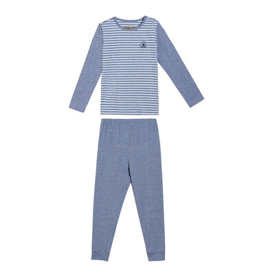 

CONYSON childrens striped suit Thin long-sleeved Air-conditioning suit 4906