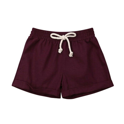

Kids Baby Boys Girls Toddler Solid Casual Shorts Pants Cotton Trousers Leggings