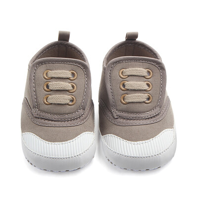 

Baby Girl Boy Solid Print Anti-Slip Shoes Casual Sneakers Toddler Soft Soled First Walkers