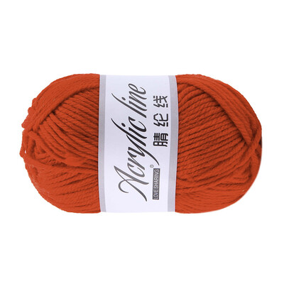 

Toponeto 50g Chunky Wool Roving Scarf Knit Wool Yarn Thickness Warm Hat Household A