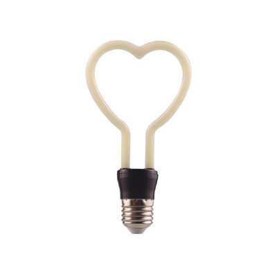 

Heart-Shaped Filament Bulb LED Light Spiral Lighting Decorative Light
