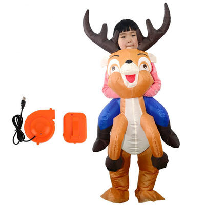 

Greensen Festival Celebration Party Clothes Inflatable Elk Clothing Cartoon CostumeWithout Battery