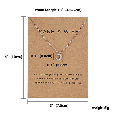 

Rhinestone Butterfly Stars Moon Starry Pendant Necklace Clavicle Bones Pendant Short Chocker Necklace Women Men Unisex Jewelry