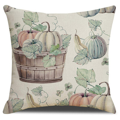 

Pumpkin Sofa Cushion Cover Pillow Case Halloween Thanksgiving Day Fall Us