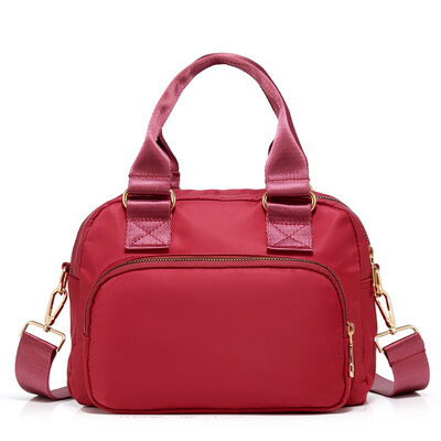 

Simple handbag lady bag Korean version fashionable nylon one-shoulder bag portable waterproof oblique Bag Canvas Bag