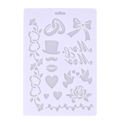 

Bownot Hat Design Stencil Fondant Molds Cake Decorating Tools Baking Mould