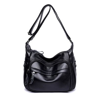 

New Winter Style Small Sac Brand High Quality Women Leather Handbags Designer Double Zippers Crossbody Bags For Women