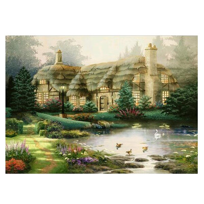 

Gobestart 5D Embroidery Paintings Rhinestone Pasted DIY Diamond Painting Cross Stitch
