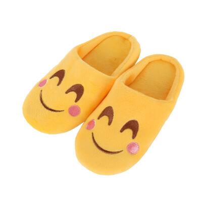 

Winter Children Girls Boys Fashion Expression Package Cotton Slippers love Smiling Face Section Cool Style Flip Flop