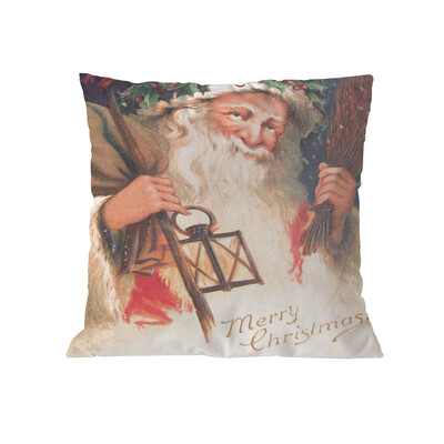 

Tailored Christmas Pillowcase Soft Sofa Cushion Home Decoration Pillow Case Waist Cushion