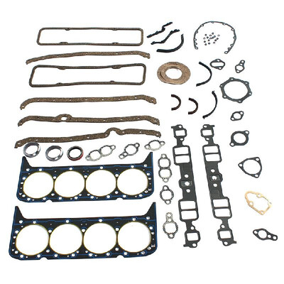 

Gasket Seal Set Fit for Chevy 327 283 307 350 383 V8 Engines Complete Overhaul Head Intake Exhaust