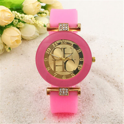 

Fashion Silicone Quartz Watch CHHC Candy Color Girls Fashion Quartz Watch