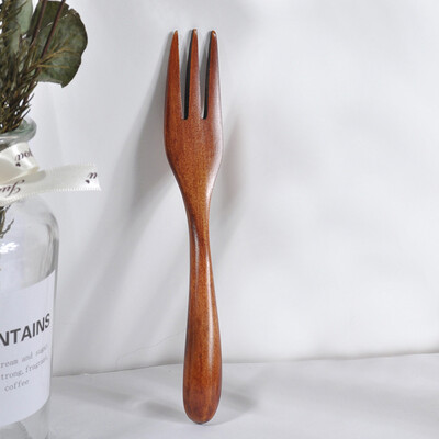 

Toponeto Wooden Spoon Fork Bamboo Kitchen Cooking Utensil Tools Soup-Teaspoon Tableware