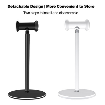 

Metal Headphones Holder High-quality Aluminum Alloy Stand Detachable Stable Desktop Bracket with Silicone Pad for Wired Wireless G
