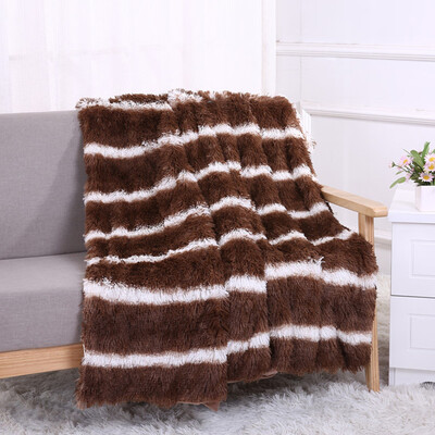 

Toponeto Large Soft Warm Shaggy Faux Fur Throw Blanket Sofa Double King Bed Blanket