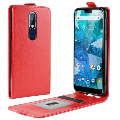 

for Nokia 71 WIERSS Flip Leather Case for Nokia 71 TA-1085 TA-1095 TA-1096 TA-1100 Retro Wallet Case Leather Cover Cases
