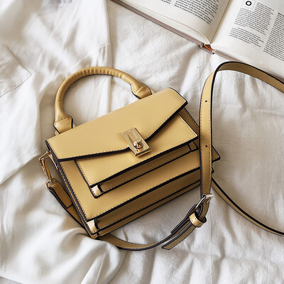 

Advanced sense bag Western style female bag 2019 new Korean version of the wild single shoulder slung fashion portable small square bag