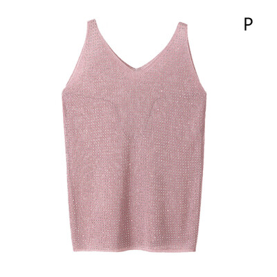 

Camisole Sequin Decoration Womens Camisole Fashion Sweet Camisole