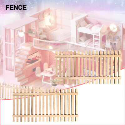 

YIWULADoll-house Miniature Scene Fence Handrail Model Decoration Pretend Play Toy