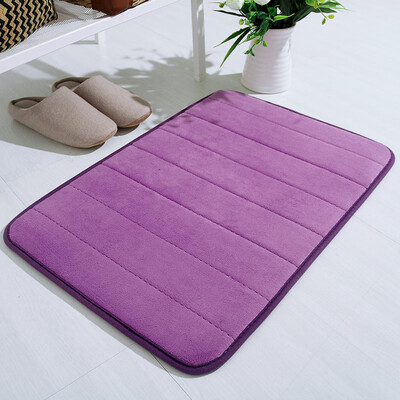 

Siaonvr Absorbent Soft Memory Foam Mat Bath Bathroom Bedroom Floor Shower Rug Decor