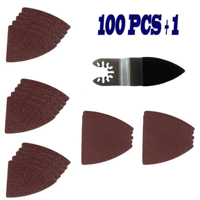 

1pcs Finger Sanding Base 100pcs Sanding Papers 60 Grit