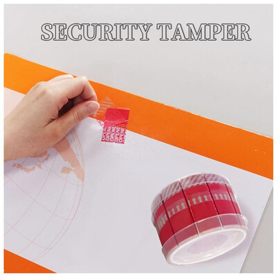 

Gobestart 1PC Commercial Office Food Packaging Anti-Counterfeiting Easy To Tear Stickers