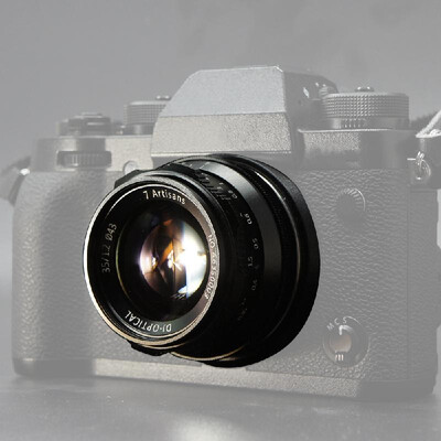 

7artisans 35mm F12 Manual Focus Camera Lens Large Aperture APS-C for Fujifilm Fuji X-A1X-A10X-A2X-A3X-ATX-M1X-M2X-T1X-T10
