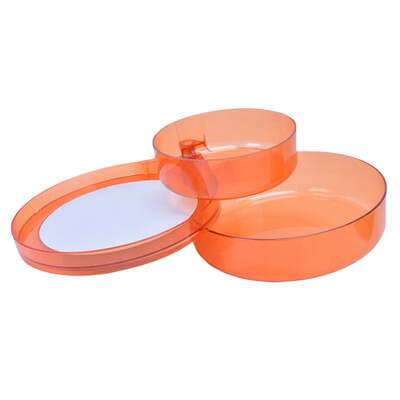 

Outdoor Plastic Dual-layer Magnetic Bait Box Pull Bait Plate Dish Fishing Bait Lure Storage Case Fishing Accessories
