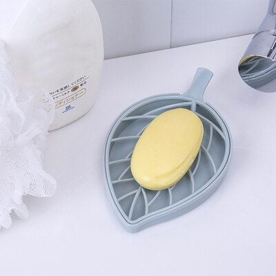 

Siaonvr Leaf Shape Soap Box Dish Storage Plate Tray Holder Case Container