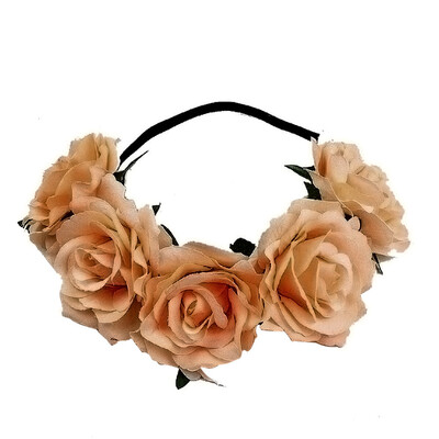 

〖Follure〗Fashion Women Girls Flower Head Hollow Elastic Hair Band Headband Wedding Party