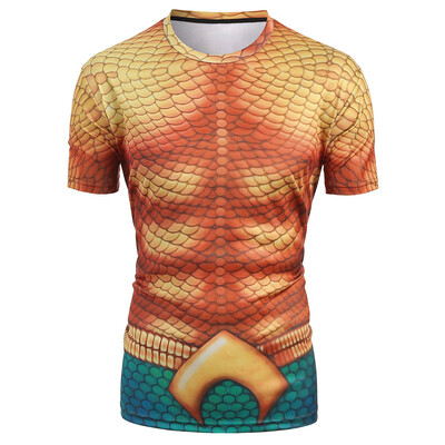 

Fish Scales Print Casual Short Sleeves T-shirt